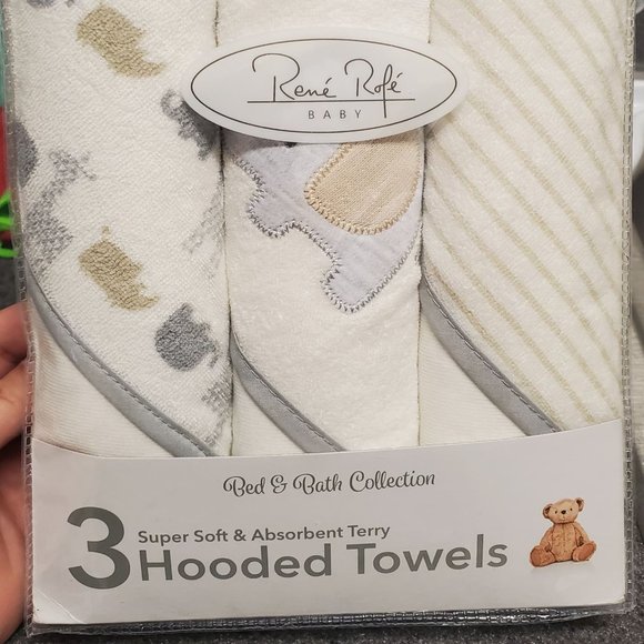 Hooded Bath Towels 3 Piece Set - Picture 1 of 1